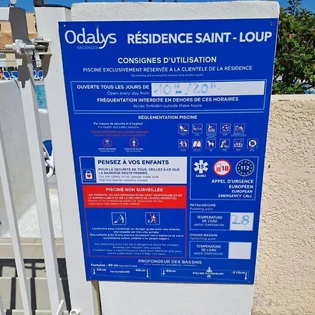 Studio Climatise Box 5 G Residence Odalys Saint Loup, Piscine ,Parking Prive Et Superette 25 *